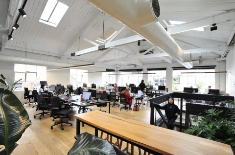 Choose between a single desk or six-person + pod