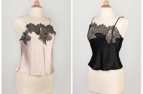 Delicate Nothings - Lace-trimmed Silk Camisole Workshop