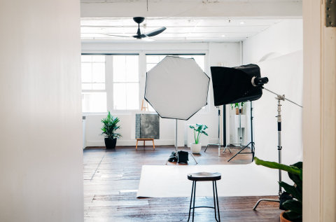 A blank canvas creative space for bringing your ideas to life