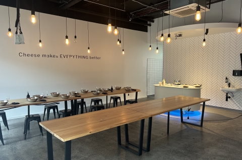 Workshop Space with Facilitator Bench