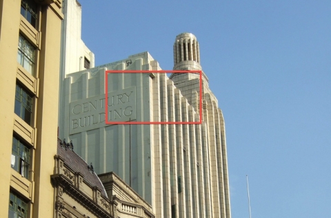 The studio is located on the top floor of Melbourne's iconic commercial-deco classic, the Century Building.