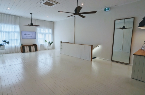 Daylight filled White Studio Space