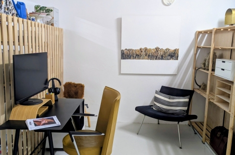 All furniture and artworks shown is for styling purposes only and to show scale of this space. They are not included in studios fees.