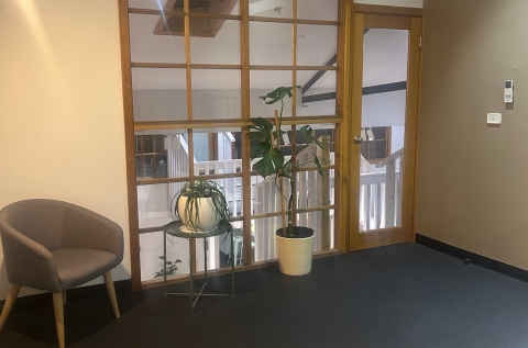 Views to common areas.